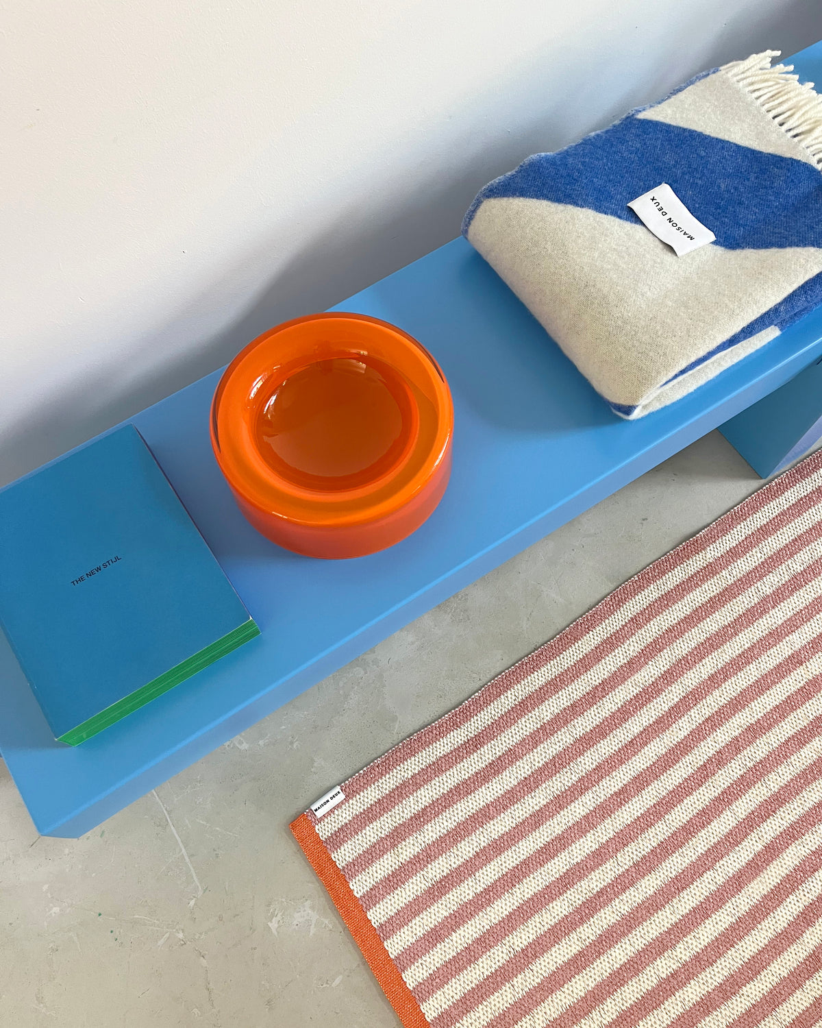 maison-caldeiraCouverture Swirl Bleu Cobalt – Sélection Caldeira | Maison Deux