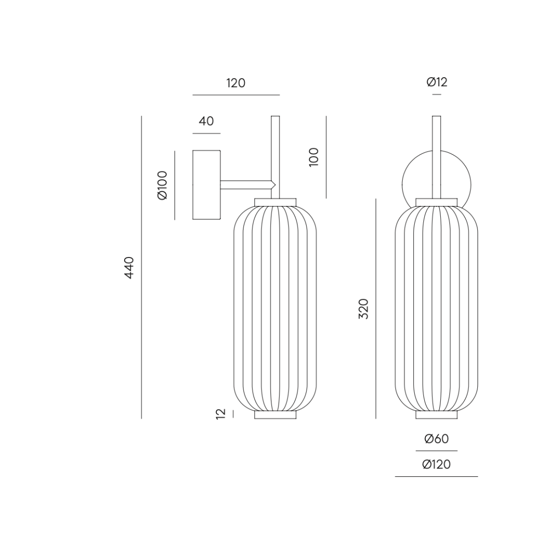 Applique murale Elma - Jose Fornas - Aromas del campo - Design Contemporain - Maison Caldeira