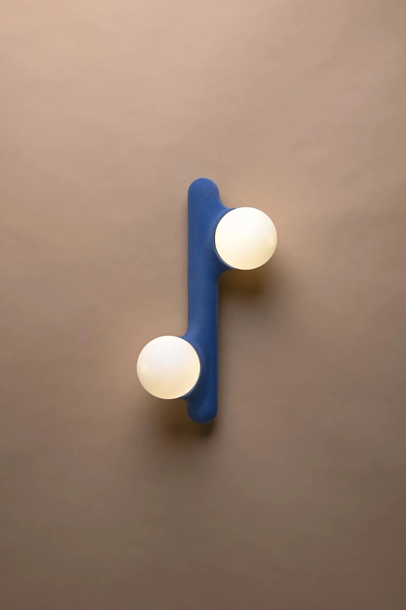 Applique Prickly Pear Double Velours Bleu - Mickaël Koska - Caldeira