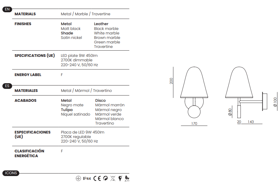 Applique Stor - Aromas del campo - Caldeira