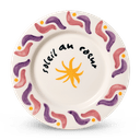 Assiettes Cala Secreta – Octaevo - Maison Caldeira
