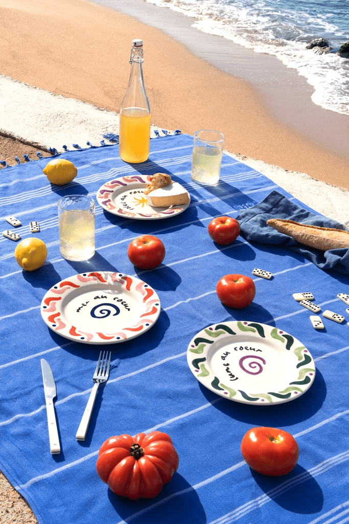 Assiettes Cala Secreta – Octaevo - Maison Caldeira