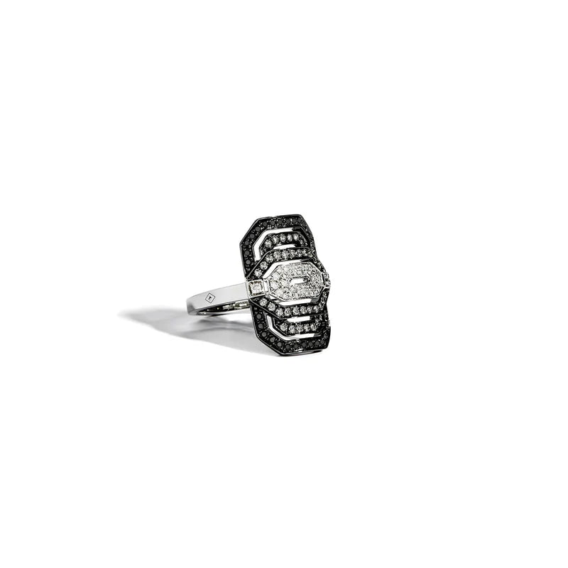 Bague Petite My Way - Degradé & argent - Statement - Design Contemporain - Maison Caldeira