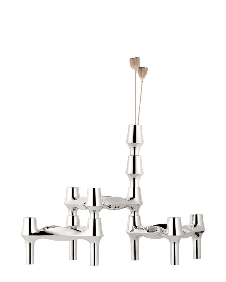 BMF vase - Chrome - Stoff nagel - Design Contemporain - Maison Caldeira