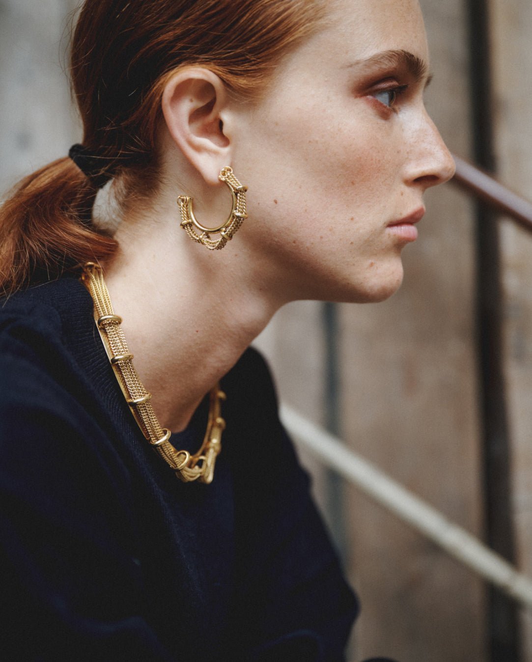 Boucles d'oreilles Bichat - Or - Perrine Taverniti - Design Contemporain - Maison Caldeira