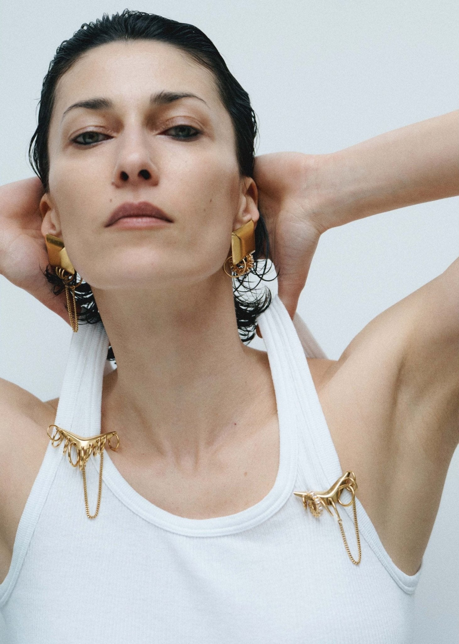 Broche Castiglione ss zircon - Maison Caldeira