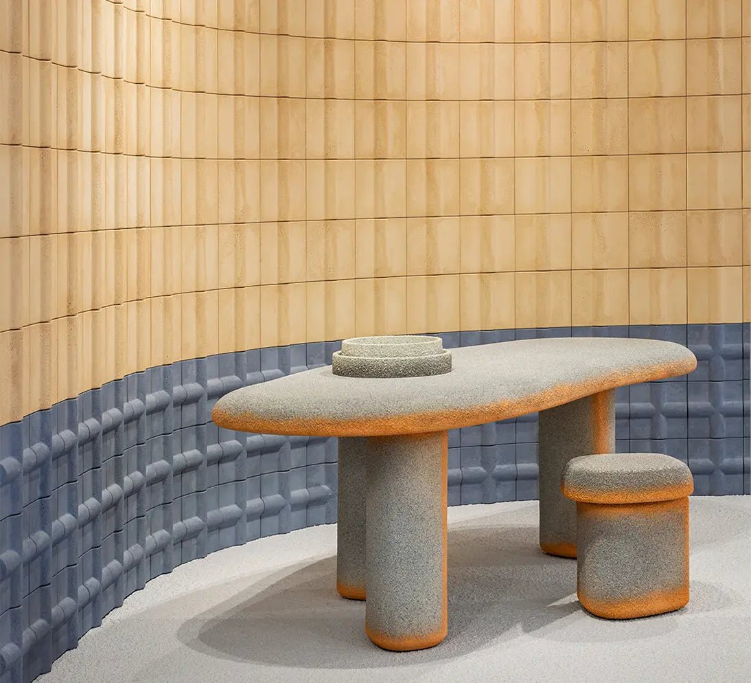 Calle - revêtement mural by Patricia Urquiola - Caldeira-cimento