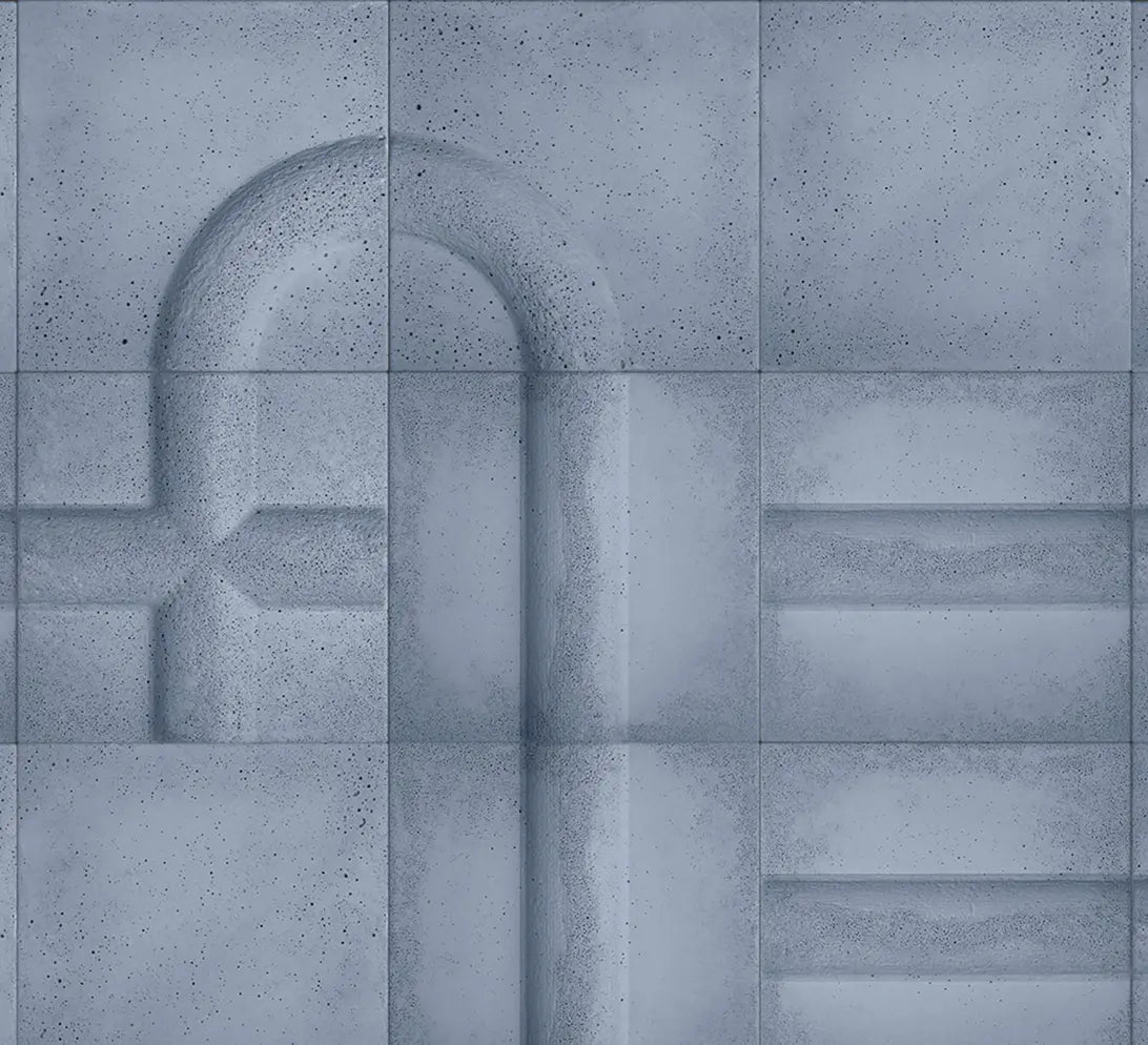 Calle - revêtement mural by Patricia Urquiola - Caldeira-cimento