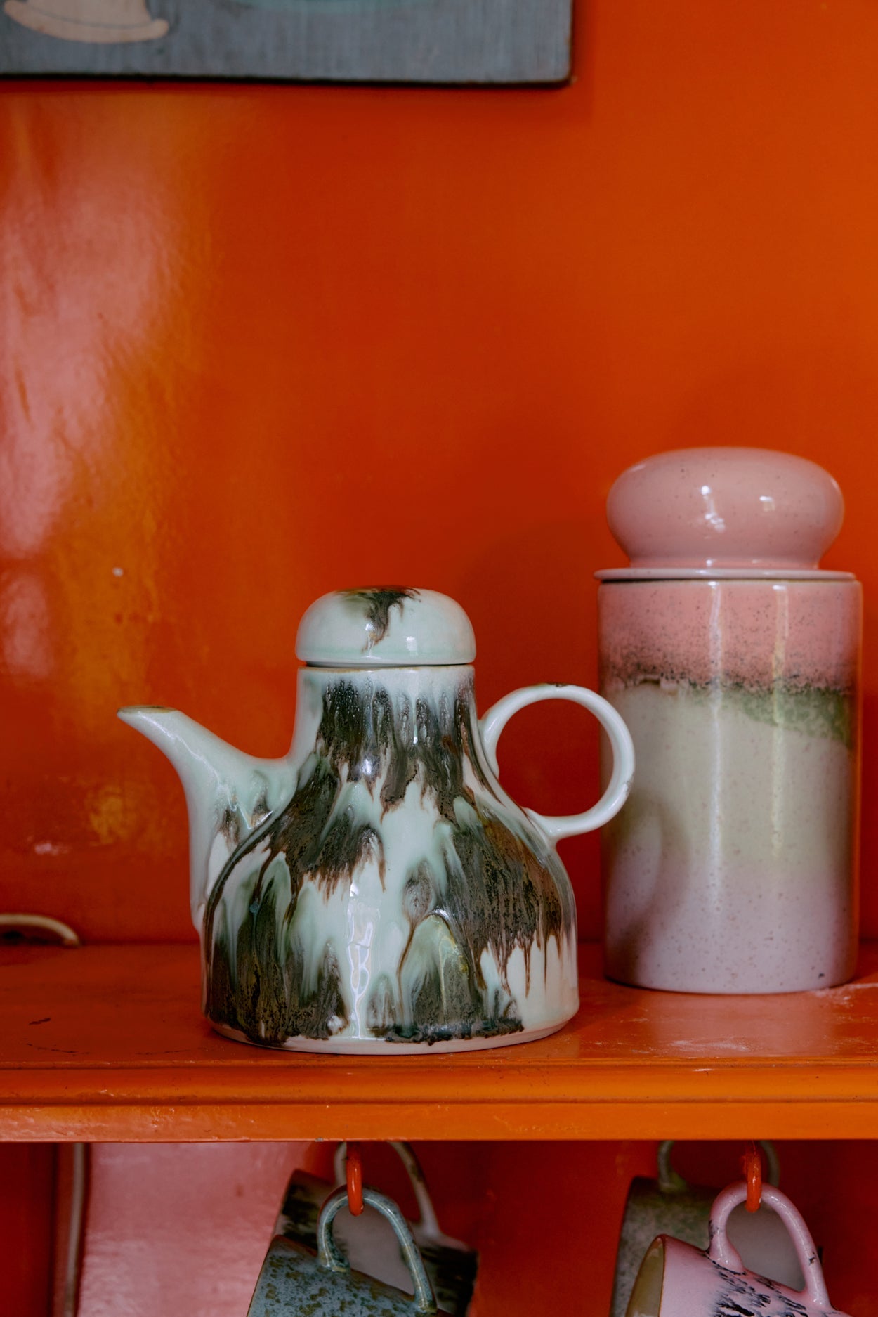 Céramique des années 70 : Cafetière - Maison Caldeira
