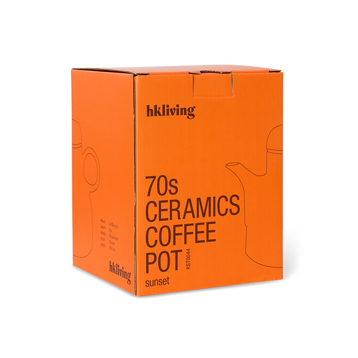 Céramique des années 70 : Cafetière - Maison Caldeira