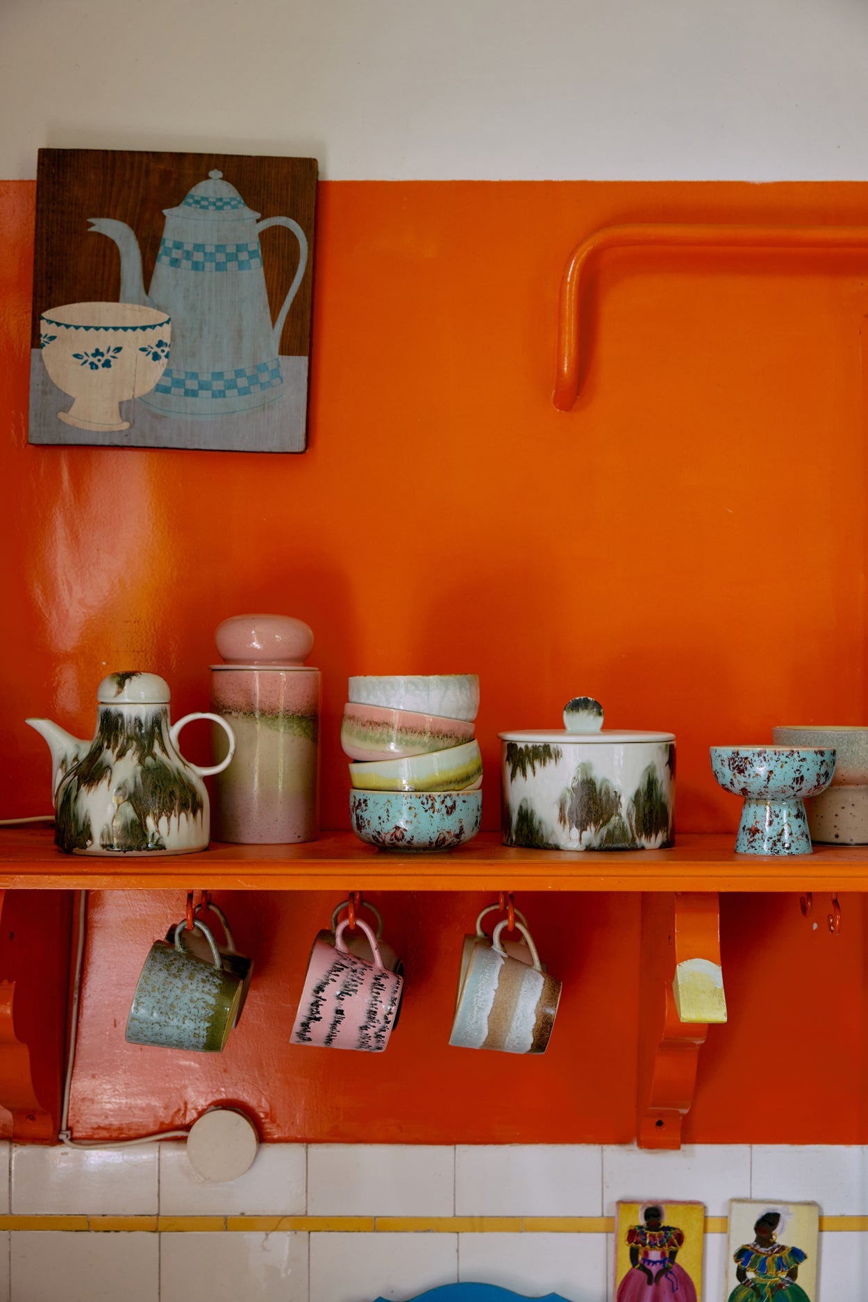Céramique des années 70 : Cafetière - Maison Caldeira