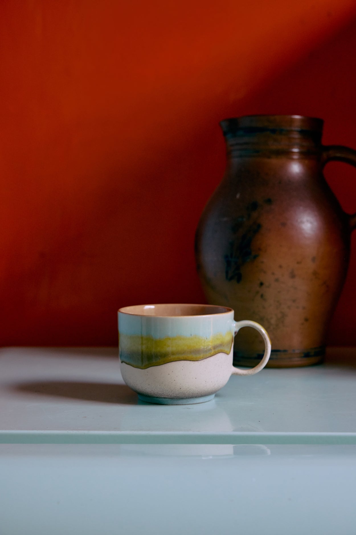 Céramique des années 70 : Tasse à thé - Maison Caldeira
