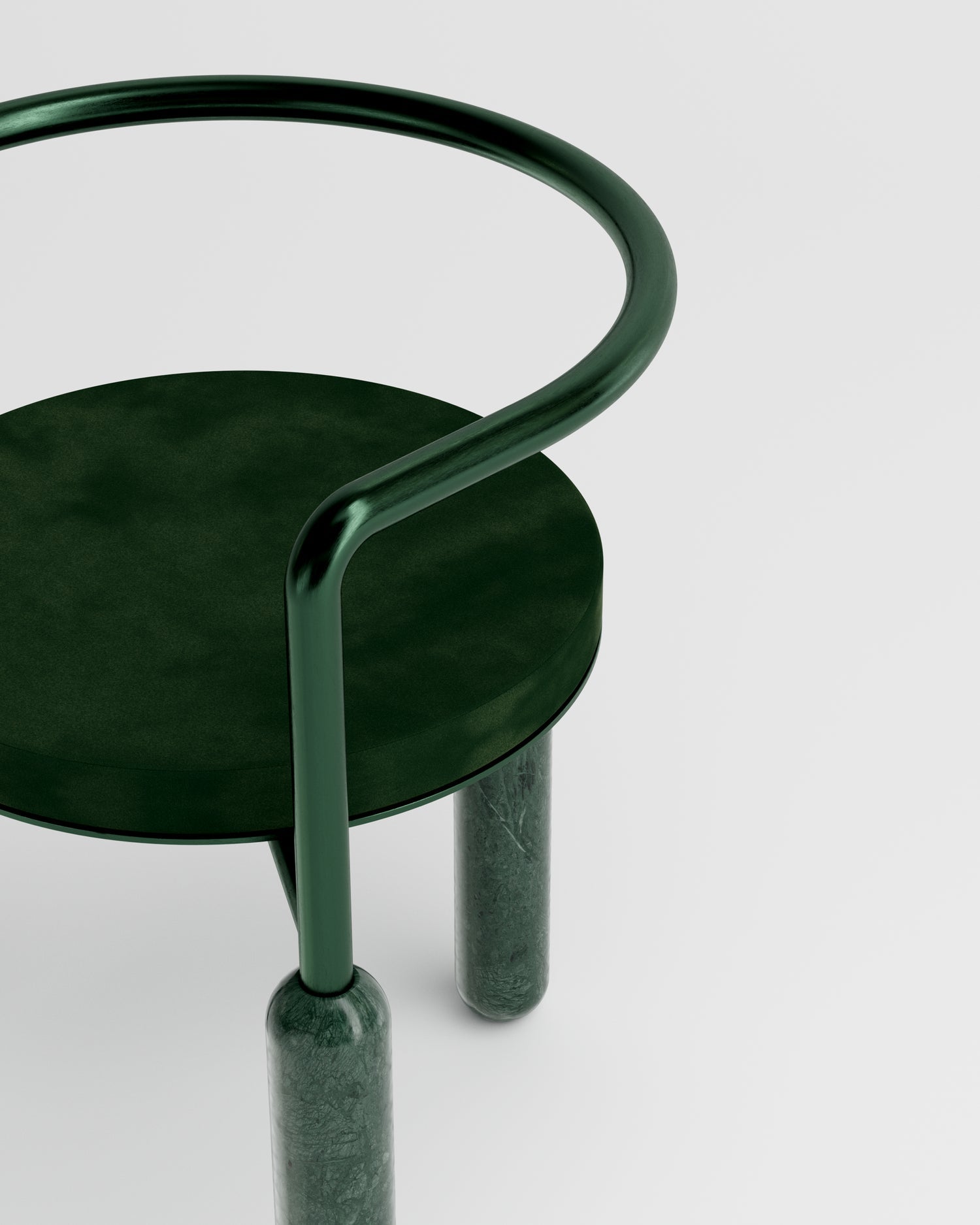 Chaise Malmousque Verte - Michaël Koska - Maison Caldeira Mobilier Contemporain - Caldeira