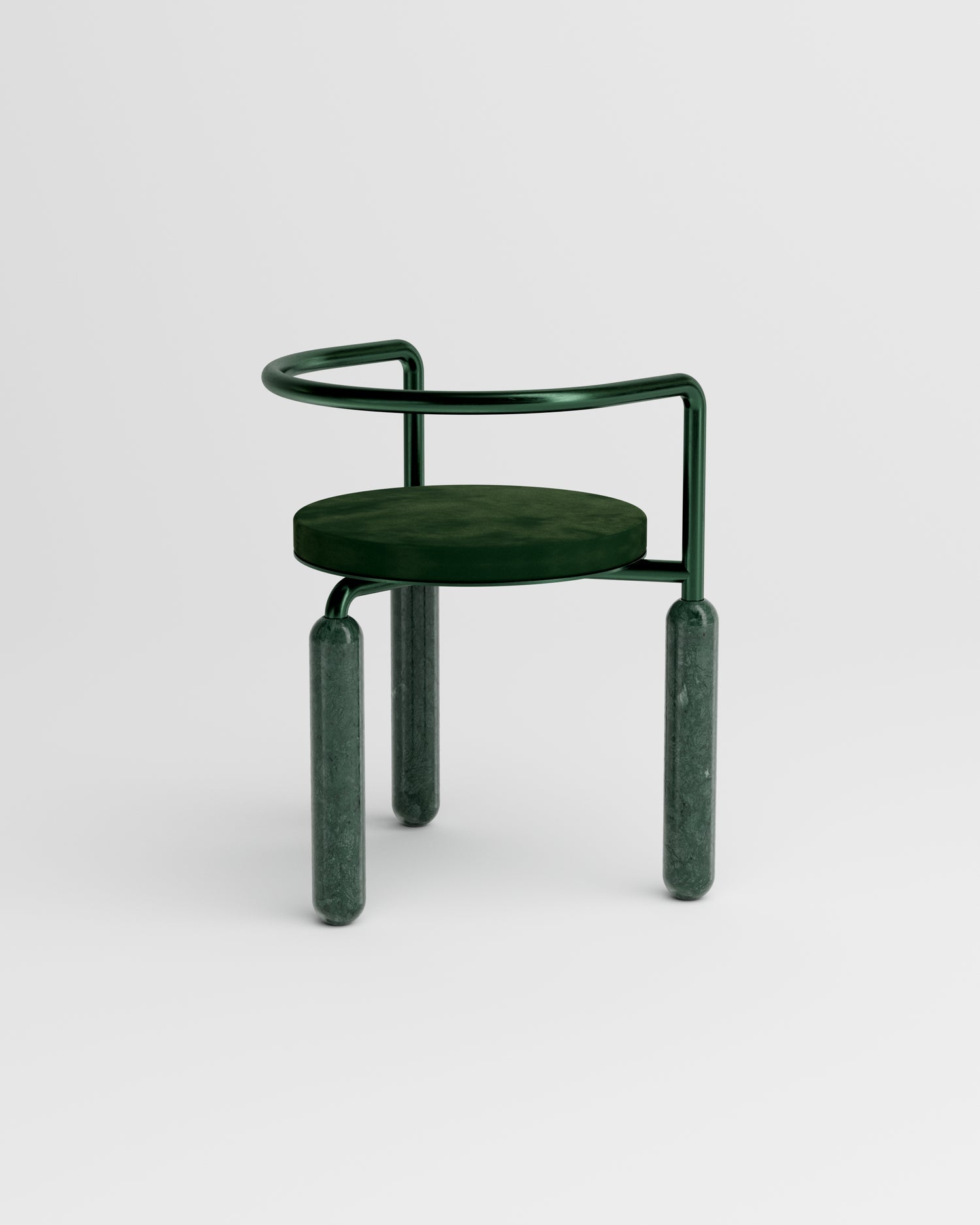 Chaise Malmousque Verte - Michaël Koska - Maison Caldeira Mobilier Contemporain - Caldeira