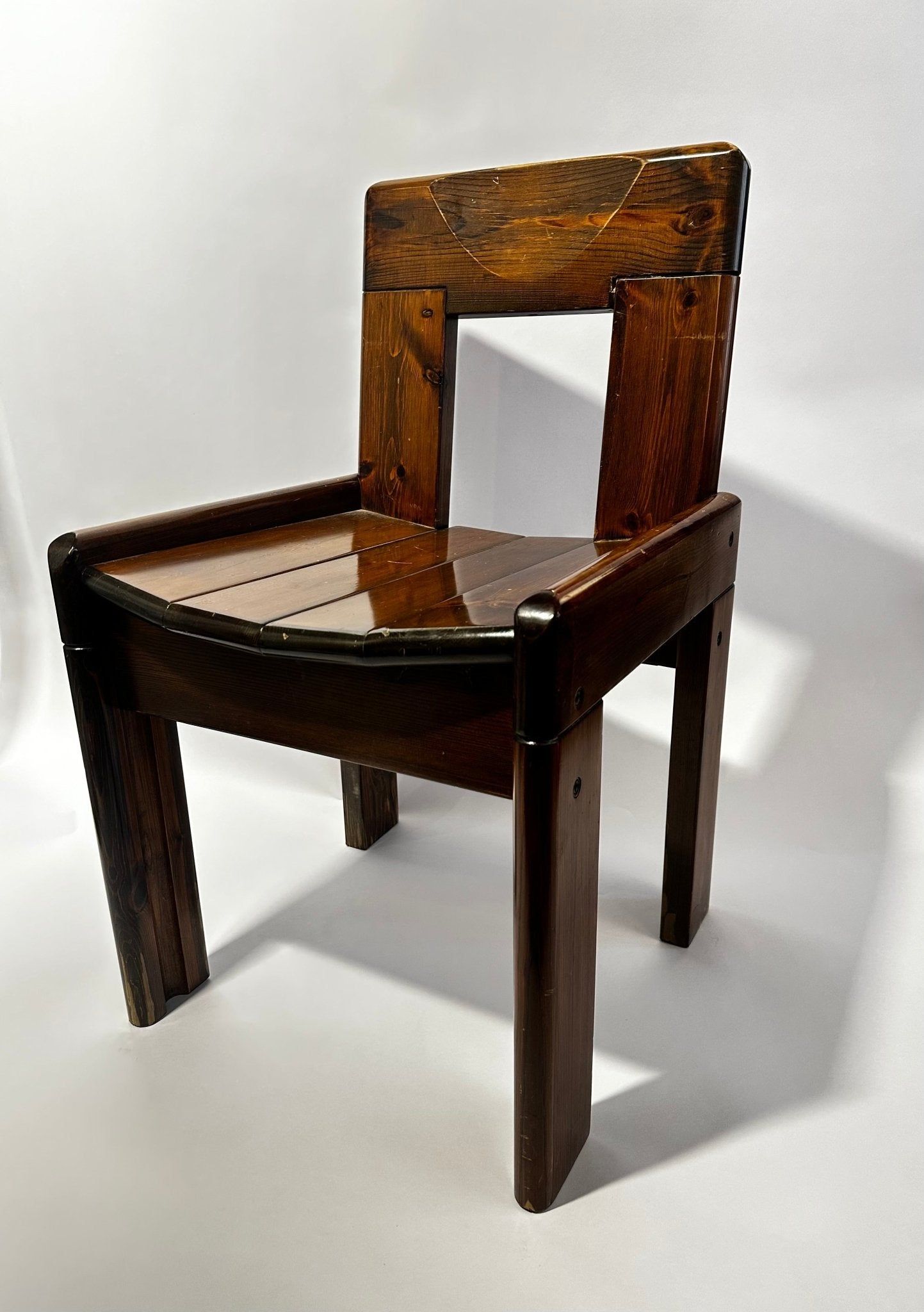 Chaise vintage de Silvio Coppola pour Fratelli Montina – Design sculptural des années 70 - Maison Caldeira - Design Italien - Maison Caldeira