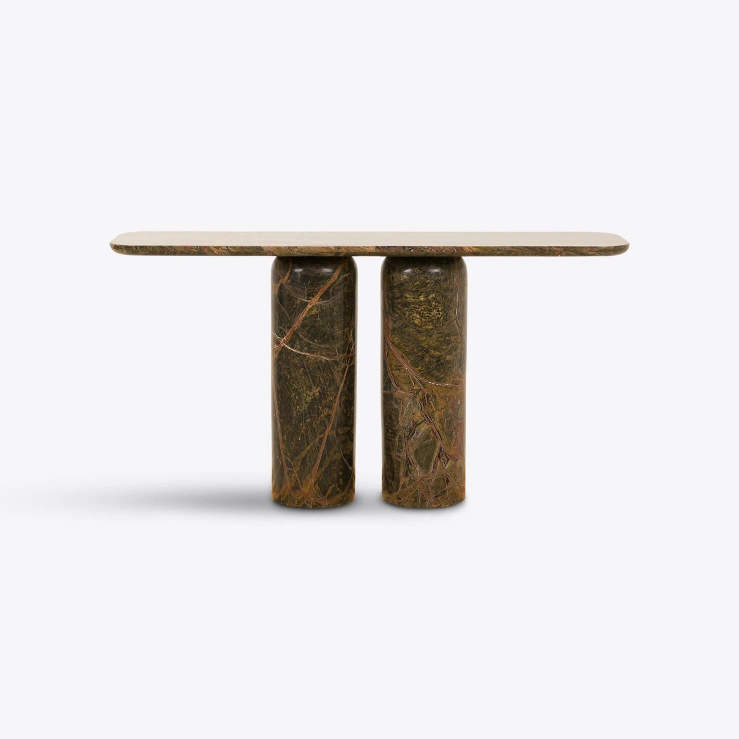 Console Positano Silver Travertine par Pure White Lines - Caldeira