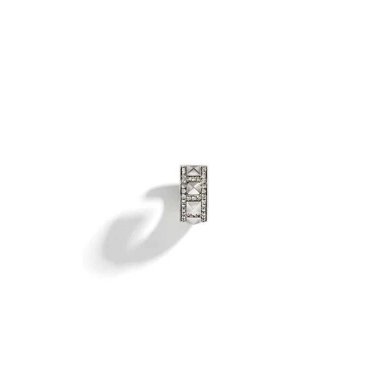 Earcuff Rockaway Picots - Diamants & Argent - Statement - Design Contemporain - Maison Caldeira