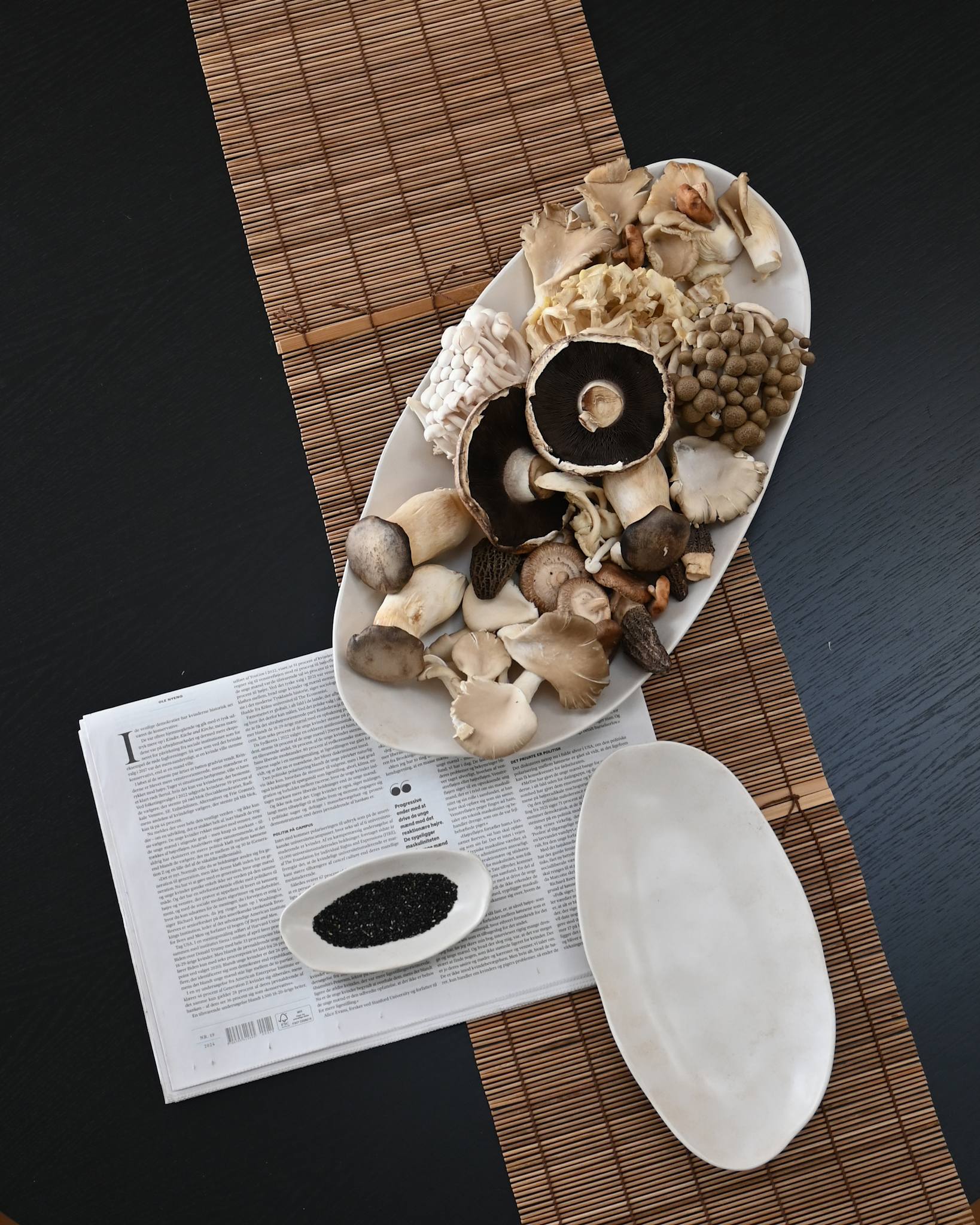 Ensemble de 3 plateaux ovales Native – Finition Bouleau | 101 Copenhagen - Caldeira