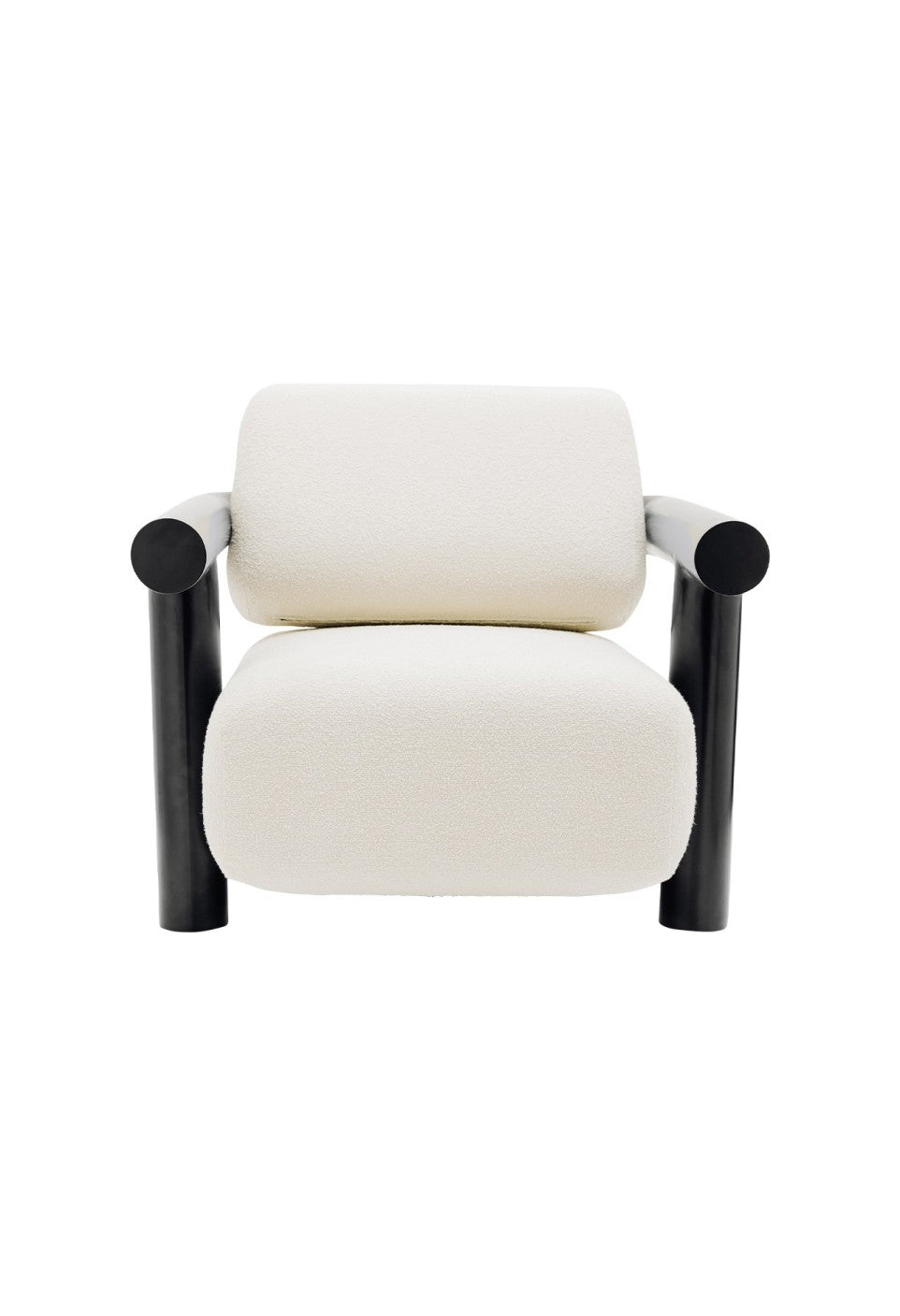 Fauteuil Claude Acier Noir - Maison Caldeira