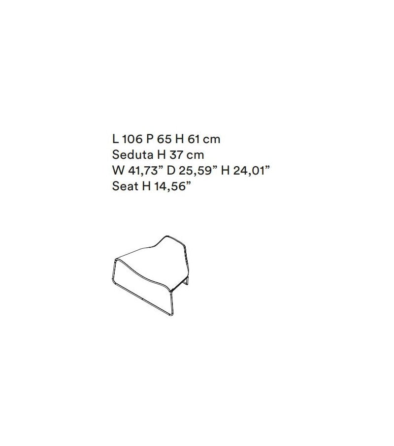 Fauteuil Glide - Monica Förster - Tacchini - Design Italien - Maison Caldeira