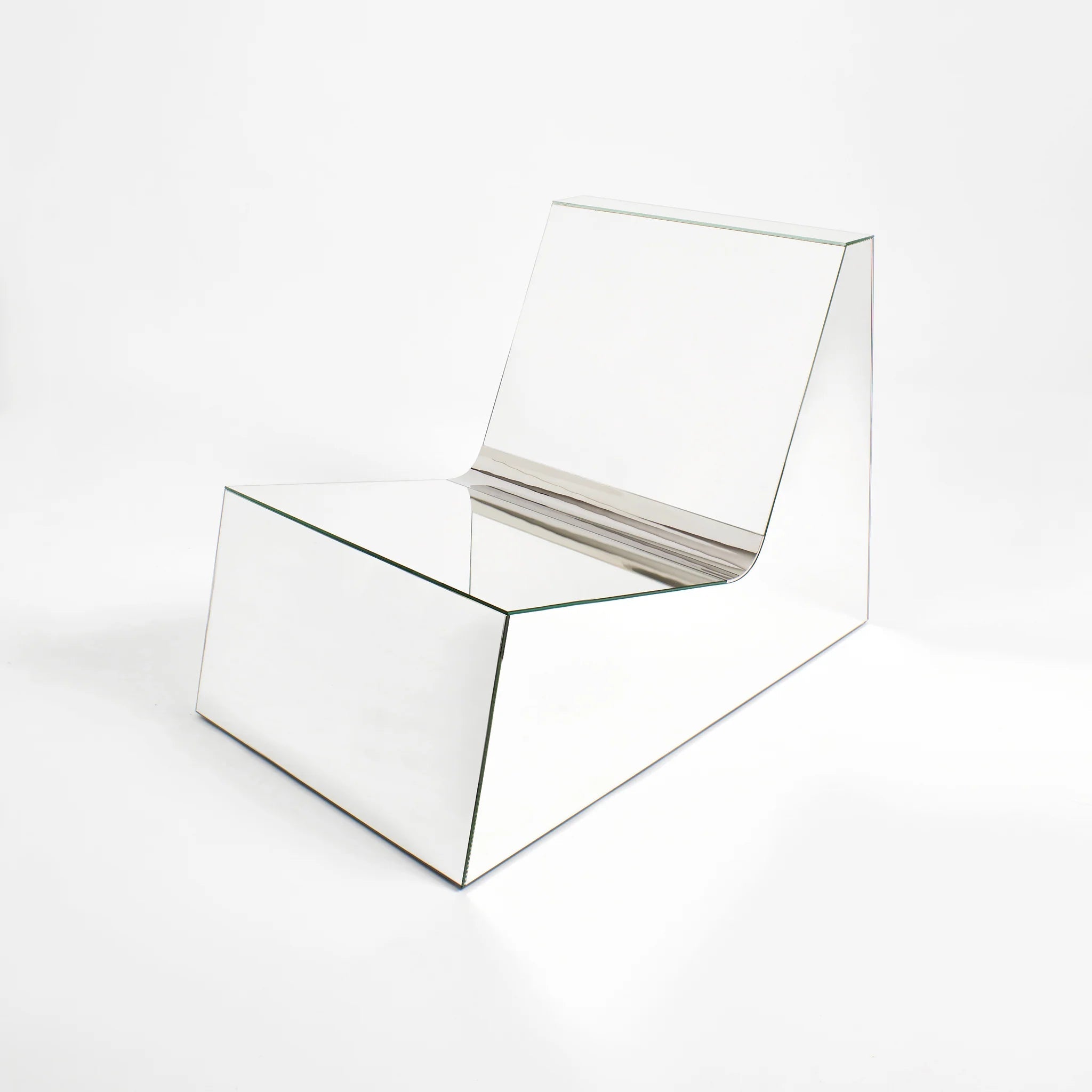 Fauteuil Mirror Lounge Chair – Structure Recouverte de Verre Miroir - Maison Caldeira