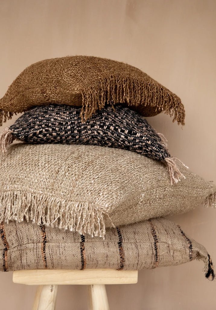 Housse de coussin De Oh My Gee - Marron - 40x40 - Bazar Bizar - Méditerranée - Maison Caldeira