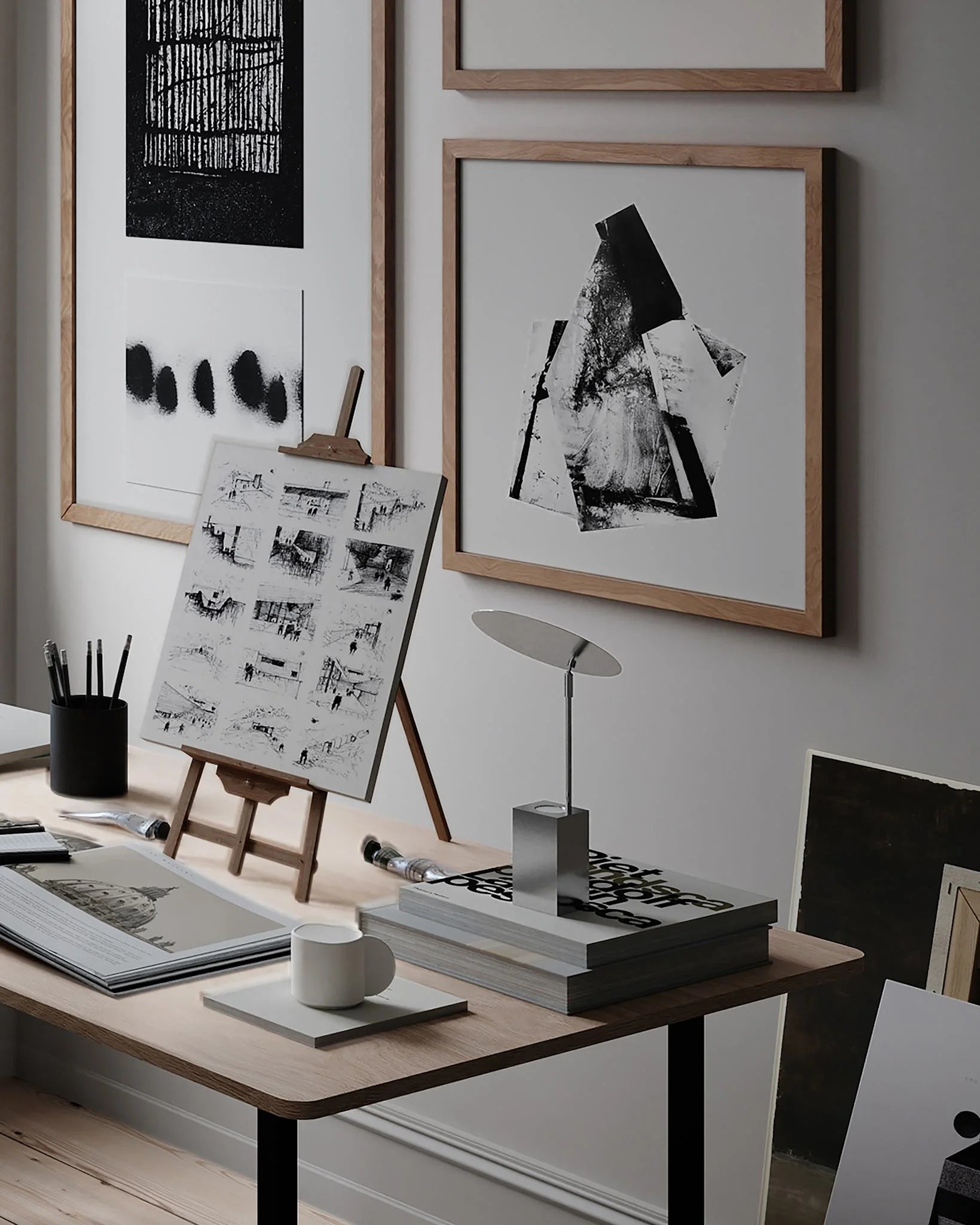 Lampe à poser Reflect - Chrome - 101 copenhagen - Scandinave - Maison Caldeira