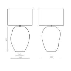 Lampe à poser Ural - Maison Caldeira-Dessin technique