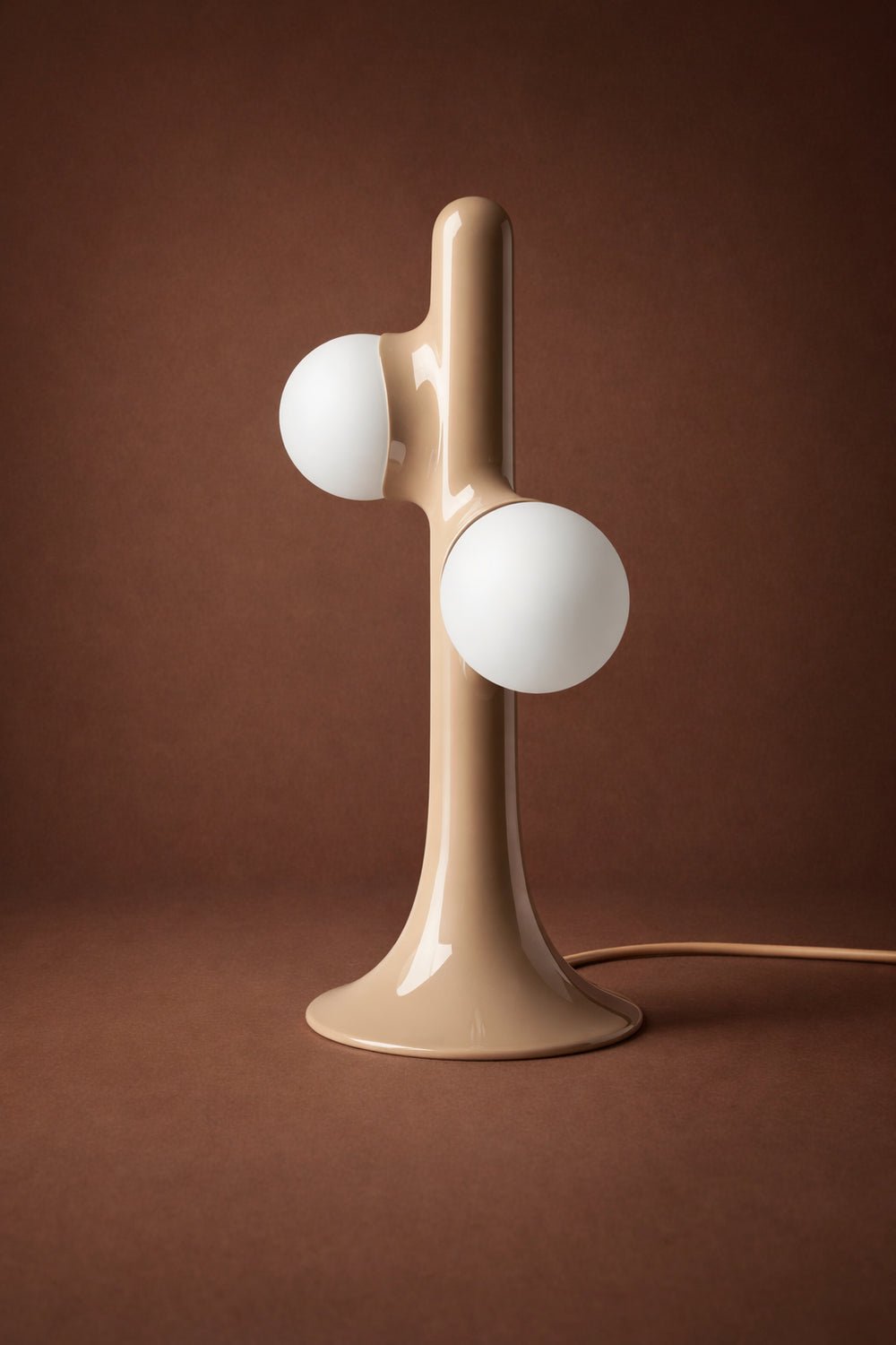 Lampe de chevet Prickly Pear - Laque Beige - Michaël Koska - Caldeira