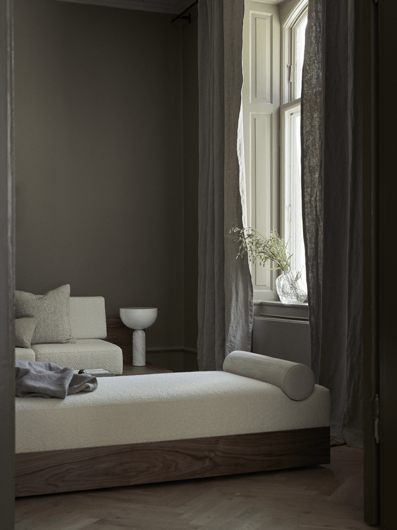 Lampe Kizu x marbre Blanc - LARGE - New works - Scandinave - Maison Caldeira