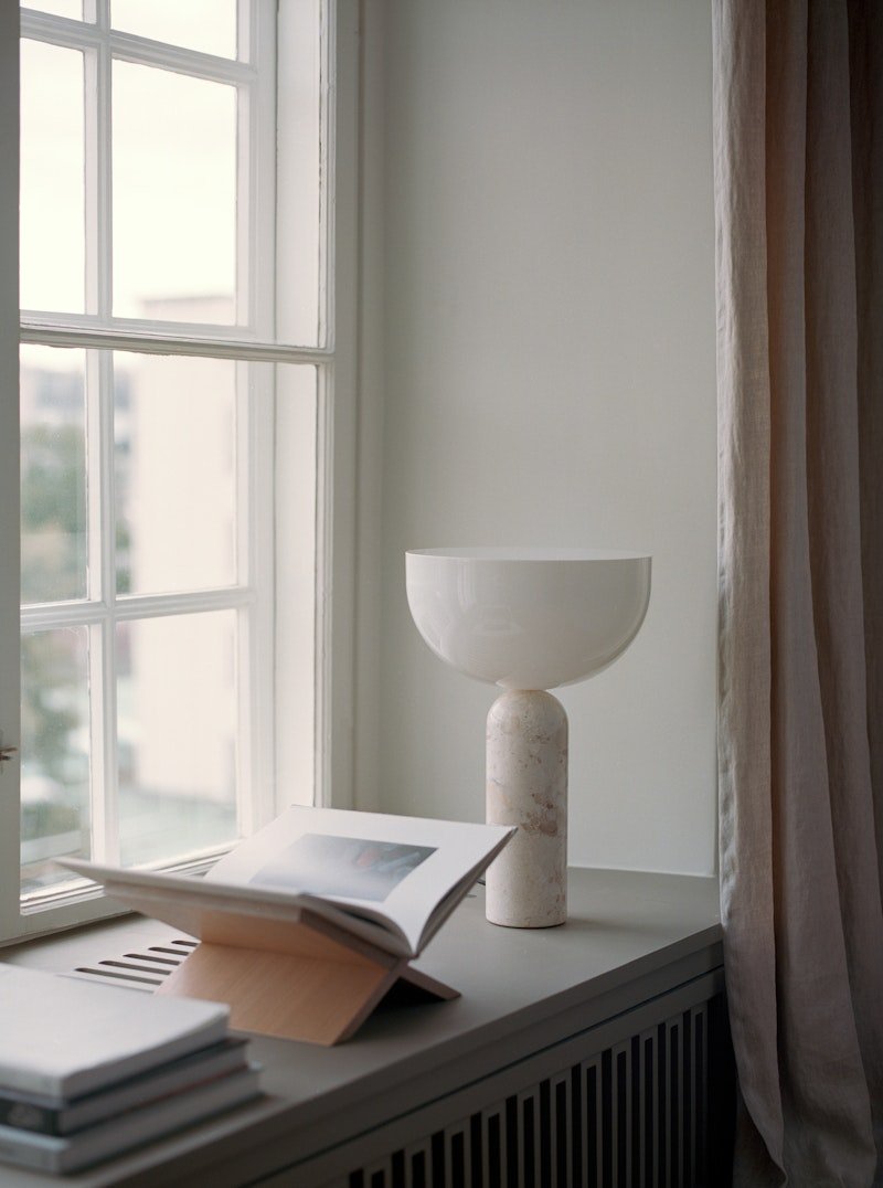 Lampe Kizu x marbre Breccia - LARGE - New works - Scandinave - Maison Caldeira