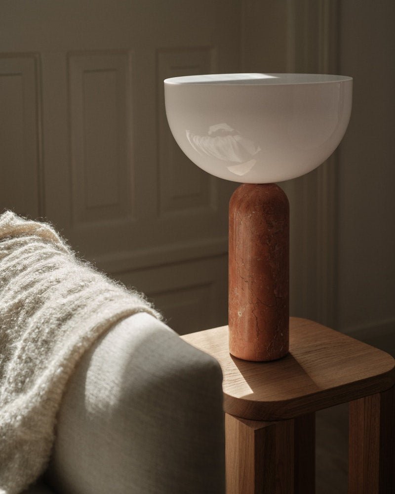Lampe Kizu x marbre Breccia Pernice - LARGE - New works - Scandinave - Maison Caldeira