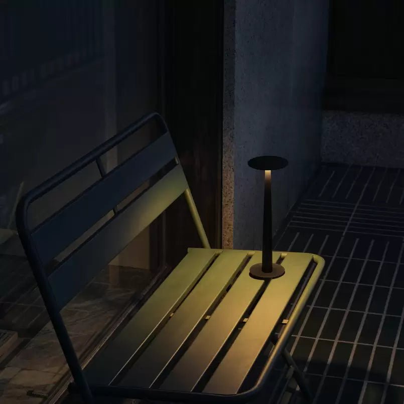 Lampe sans fil rechargeable Portofino - Noir - Nemo Lighting - Design Contemporain - Maison Caldeira