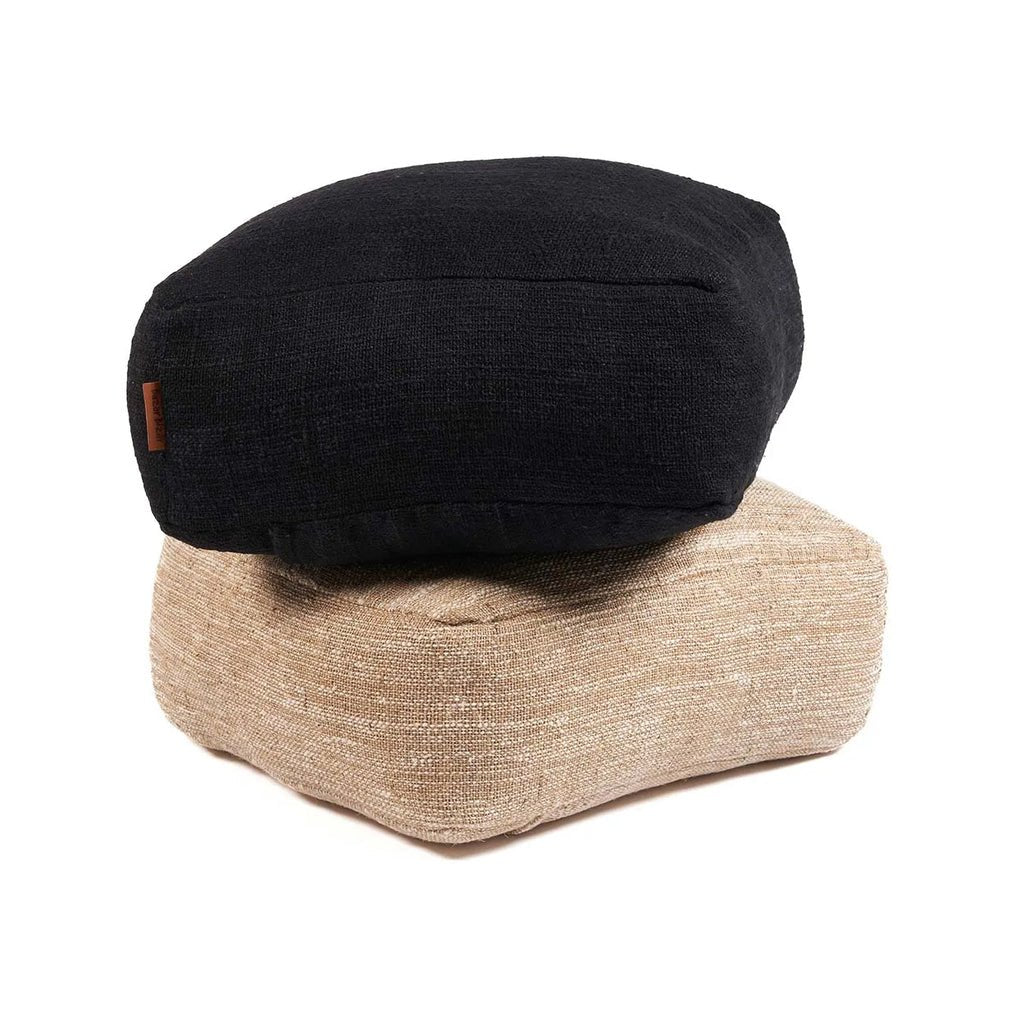 Le pouf confortable - beige - Bazar Bizar - Méditerranée - Maison Caldeira