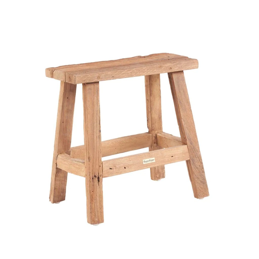 Le tabouret rustique fabuleux - Naturel - Bazar Bizar - Méditerranée - Maison Caldeira
