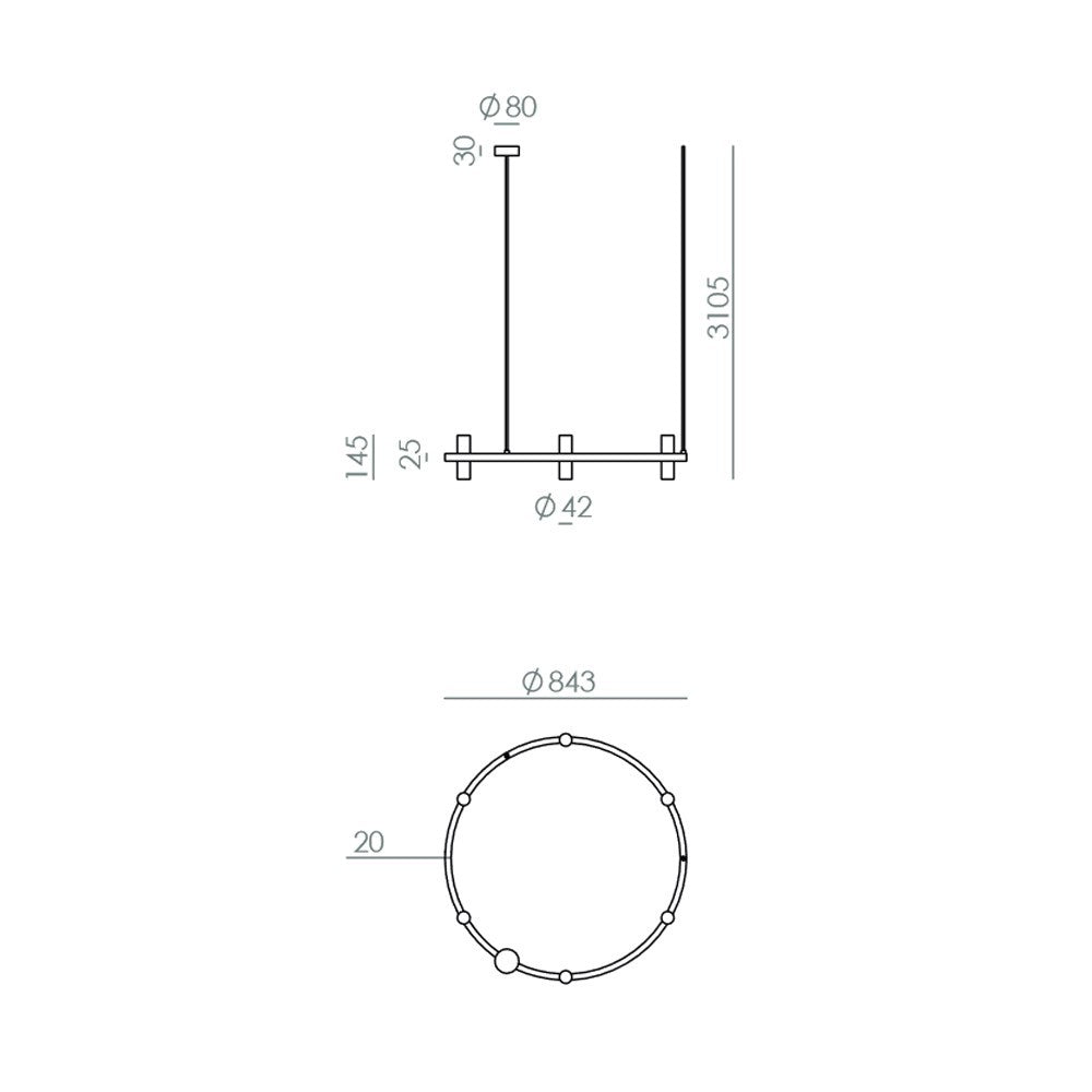 Lustre Tura - JF Sevilla - Caldeira