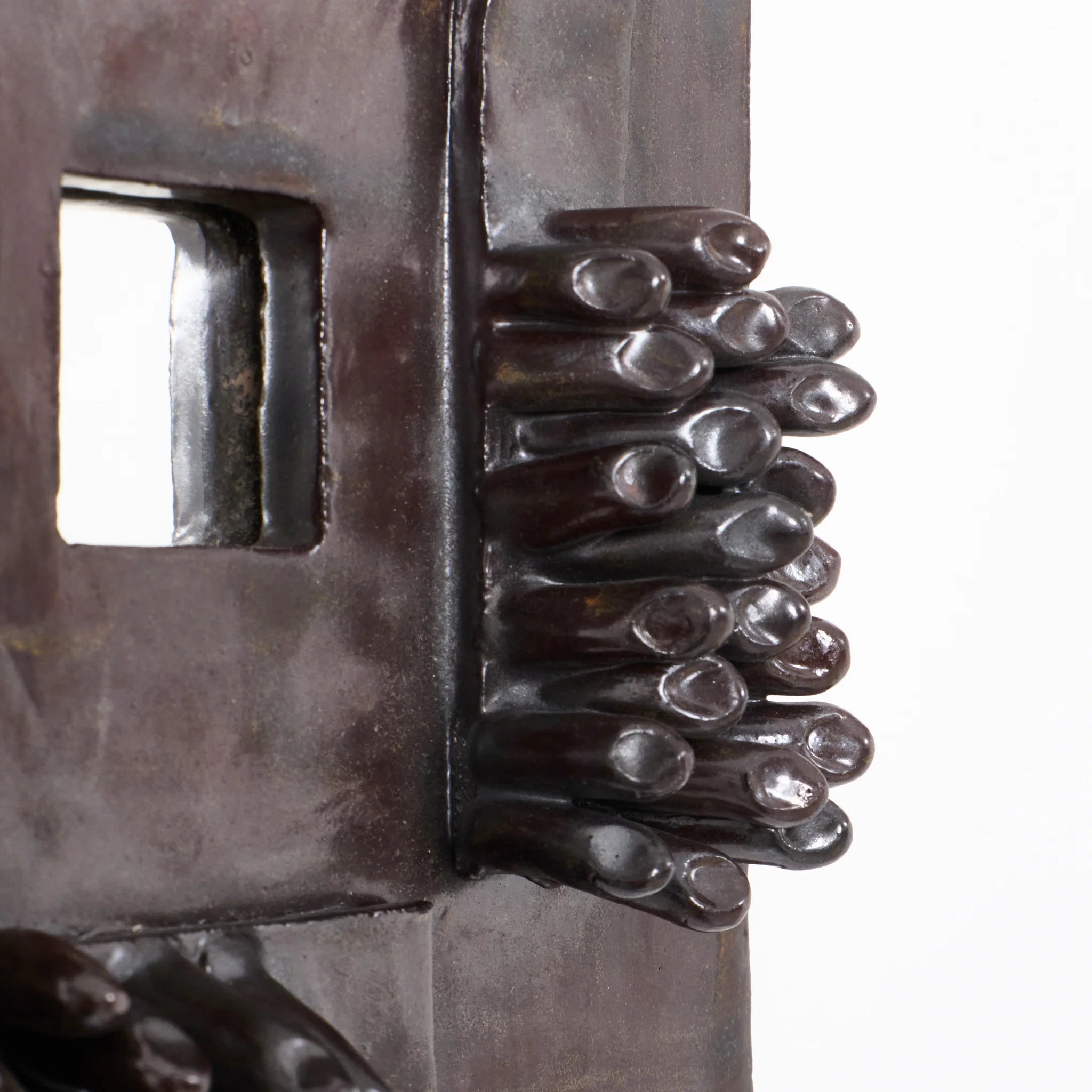 Miroir Dedo n°1 en Céramique Sculpté - Maison Caldeira