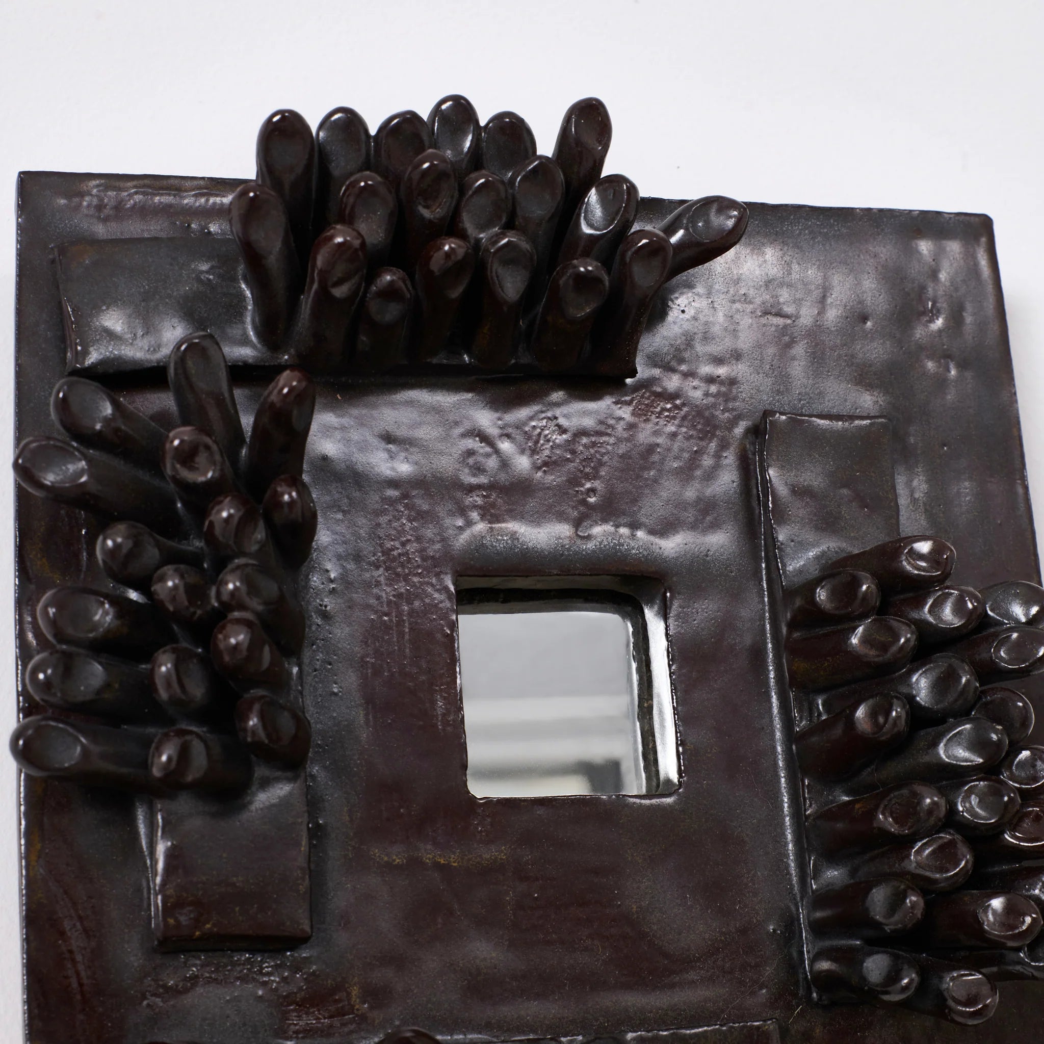 Miroir Dedo n°1 en Céramique Sculpté - Maison Caldeira