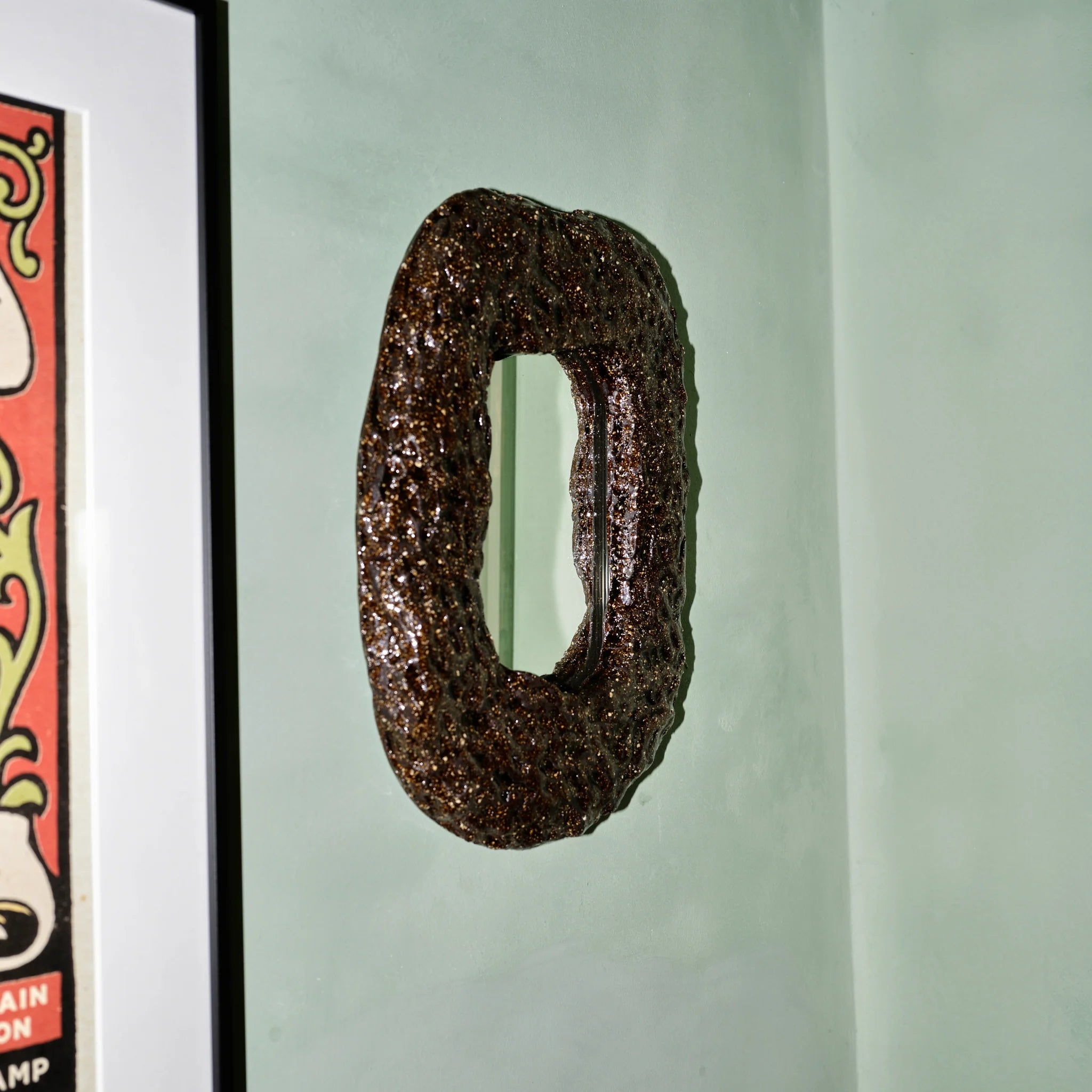 Miroir Massa en Céramique Texturée - Maison Caldeira