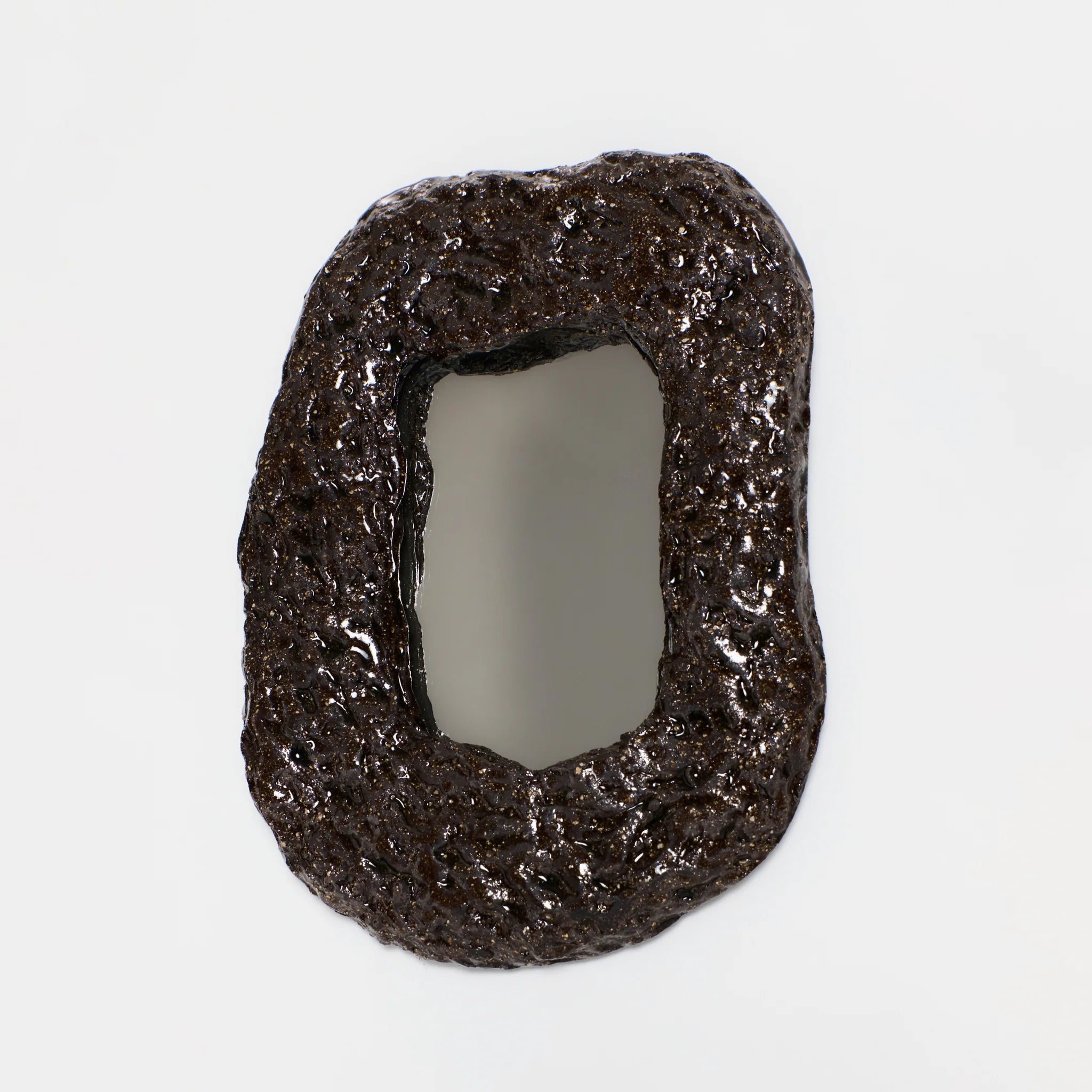 Miroir Massa en Céramique Texturée - Maison Caldeira