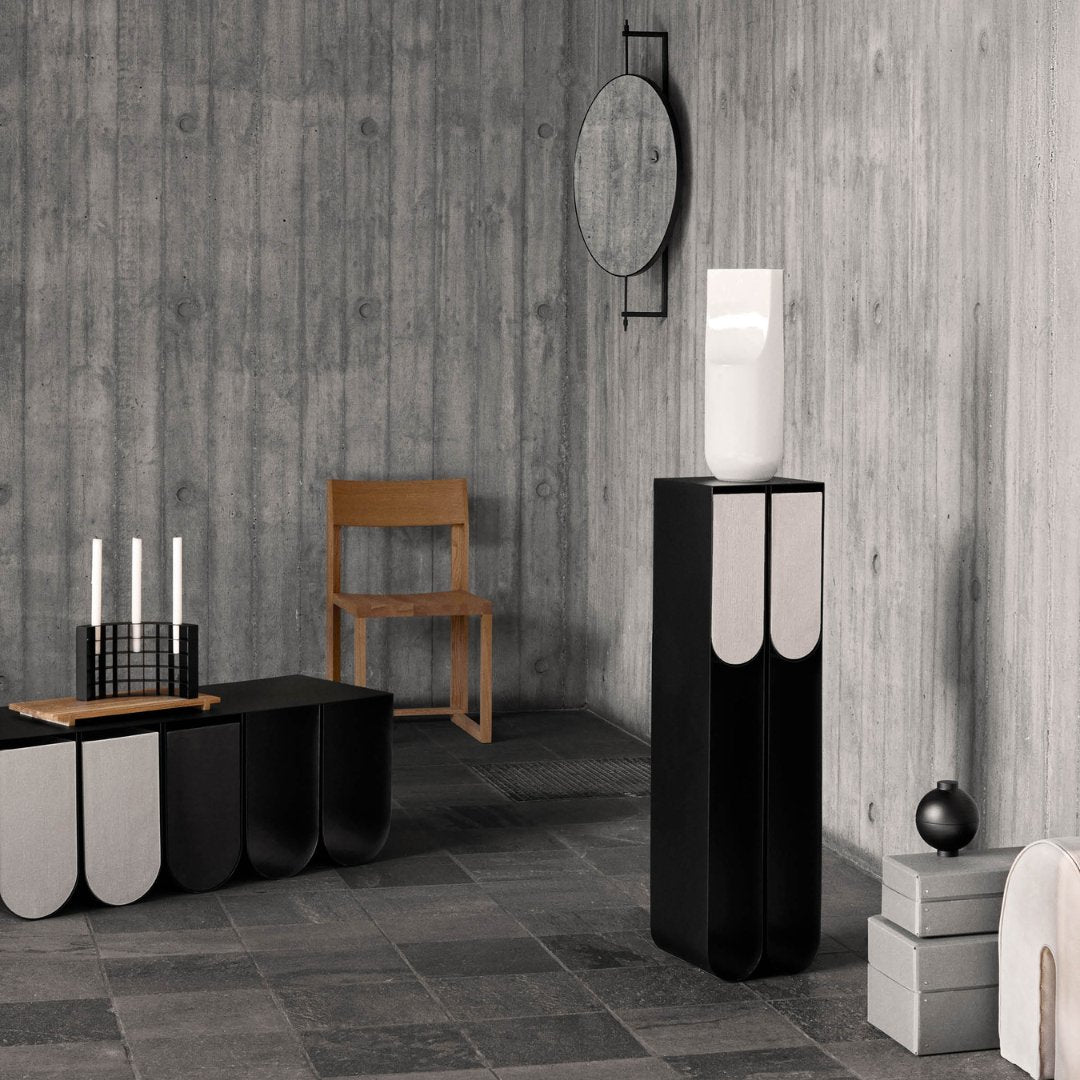 Piedestal courbée - Kristina Dam studio - Scandinave - Maison Caldeira