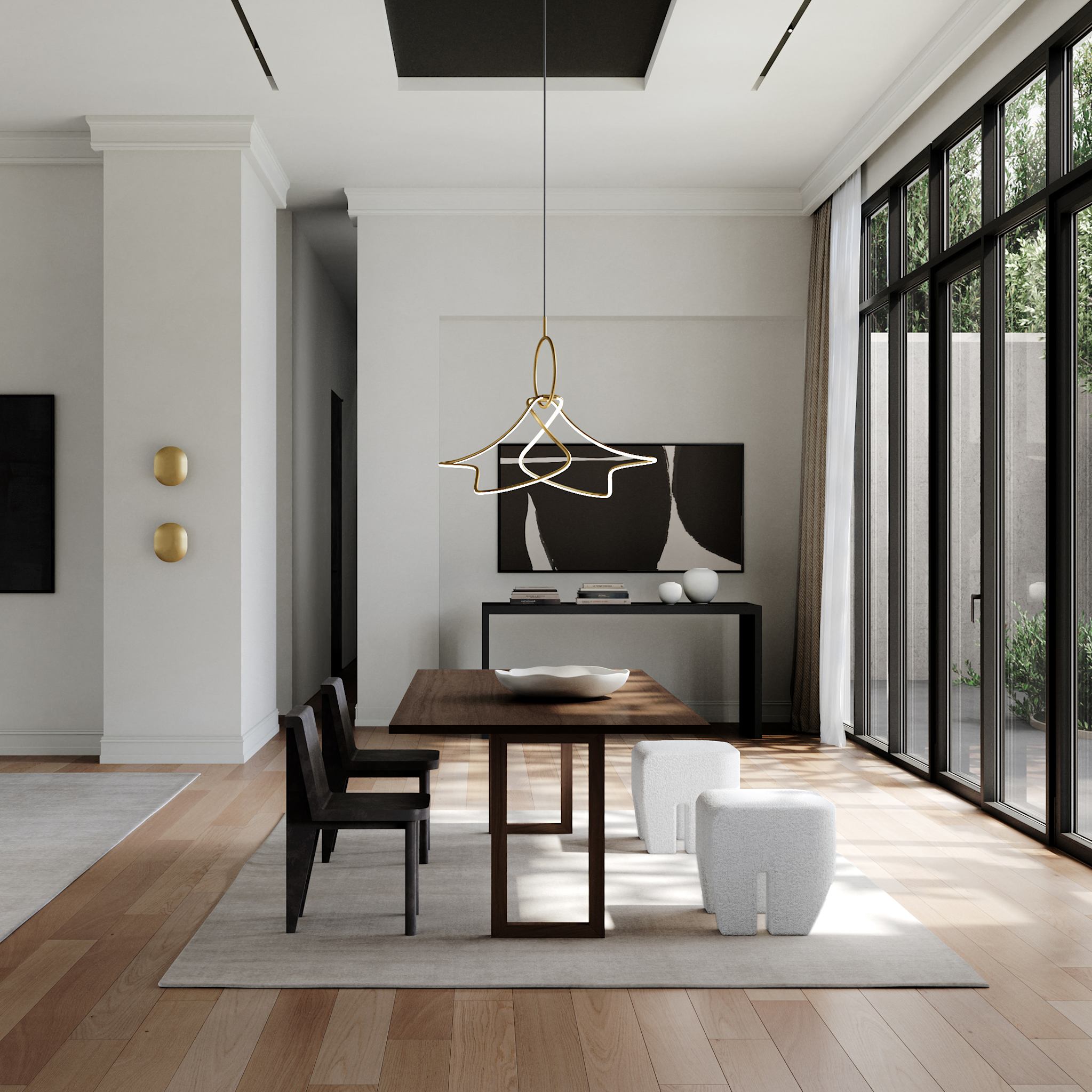 Plateau Hexa – Grès finition Bouleau | 101 Copenhagen - Caldeira