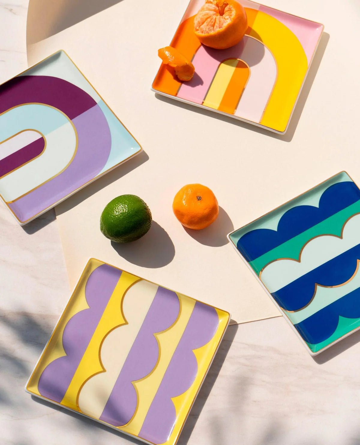 Riviera Wave Ceramic Tray-Octaevo - Maison Caldeira - Méditerranée - Maison Caldeira