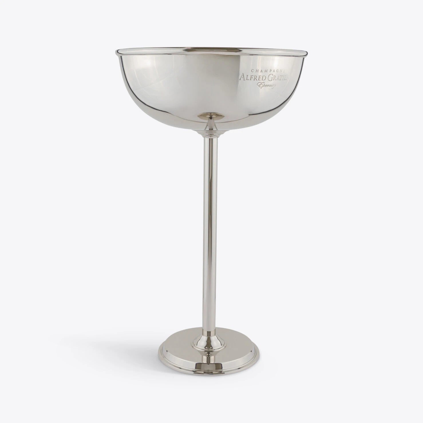 Seau à Champagne sur Pied “Gordes” – Finition Nickel - Caldeira