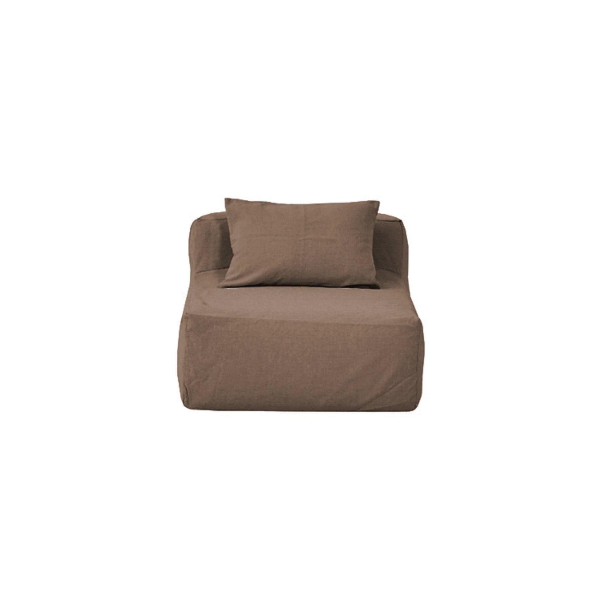 Chauffeuse d'extérieur chocolat -Solo Tin - Bed and philosophy - Méditerranée - Maison Caldeira