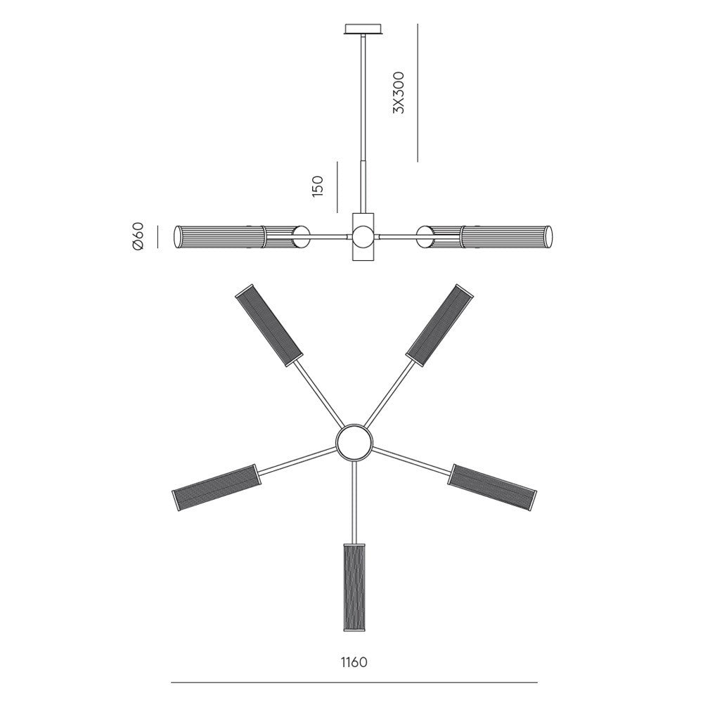 Suspension Ison - JF Sevilla - Aromas del campo - Design Contemporain - Maison Caldeira