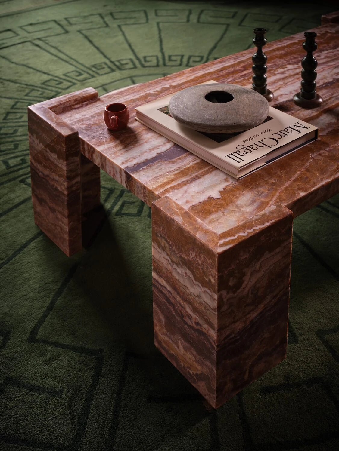 Table basse Harper – Red Jade - Caldeira