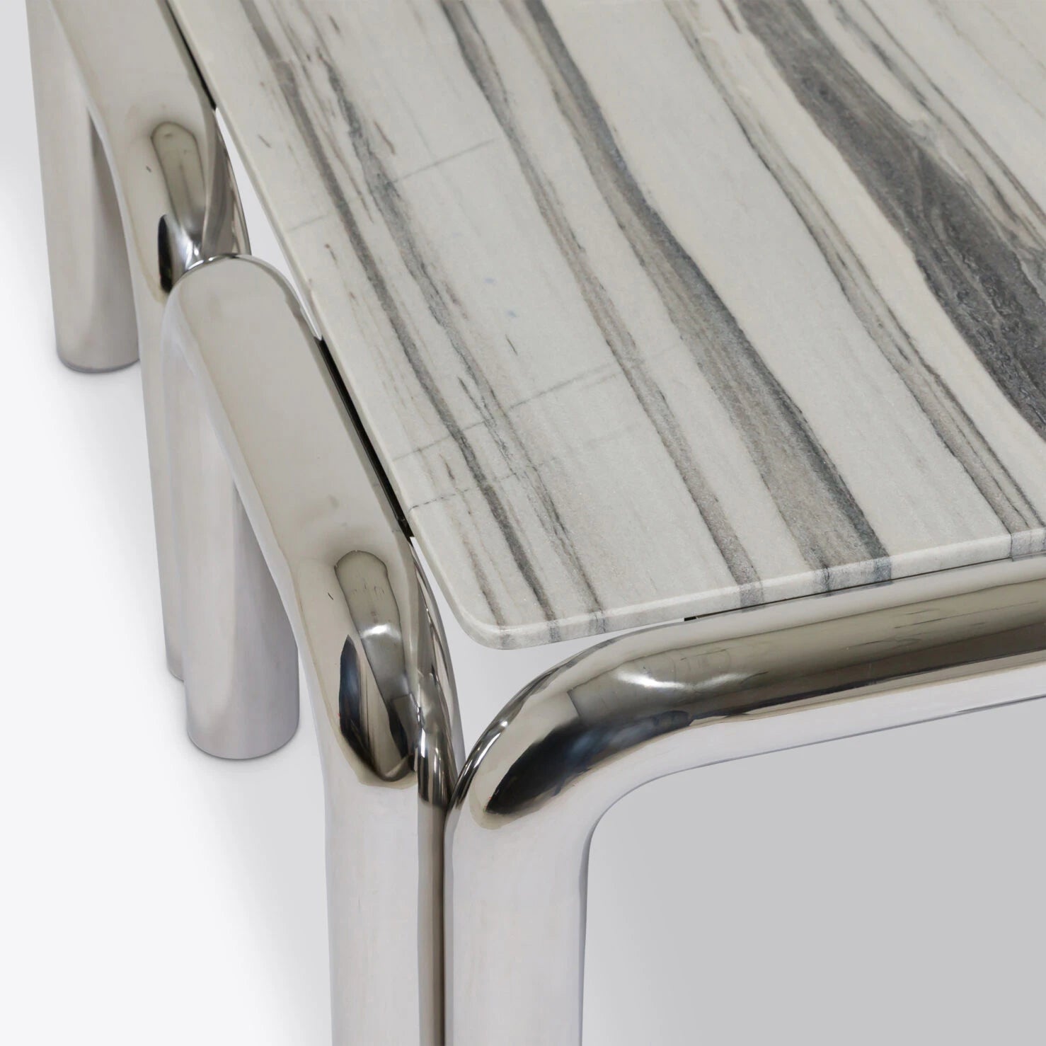 Table basse Kali — Pure White Lines - Caldeira