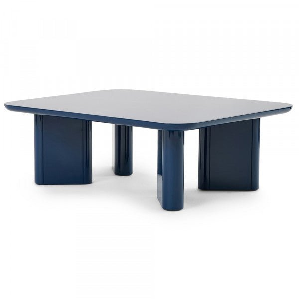 Table basse Thelma laquée bleue – Gabrielle Paris - Caldeira