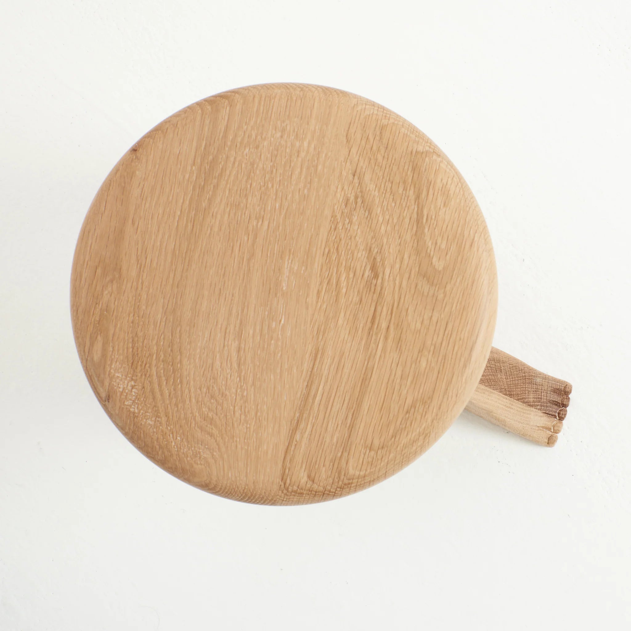 Tabouret Foot Stool en Châtaignier Massif - bois clair - Maison Caldeira